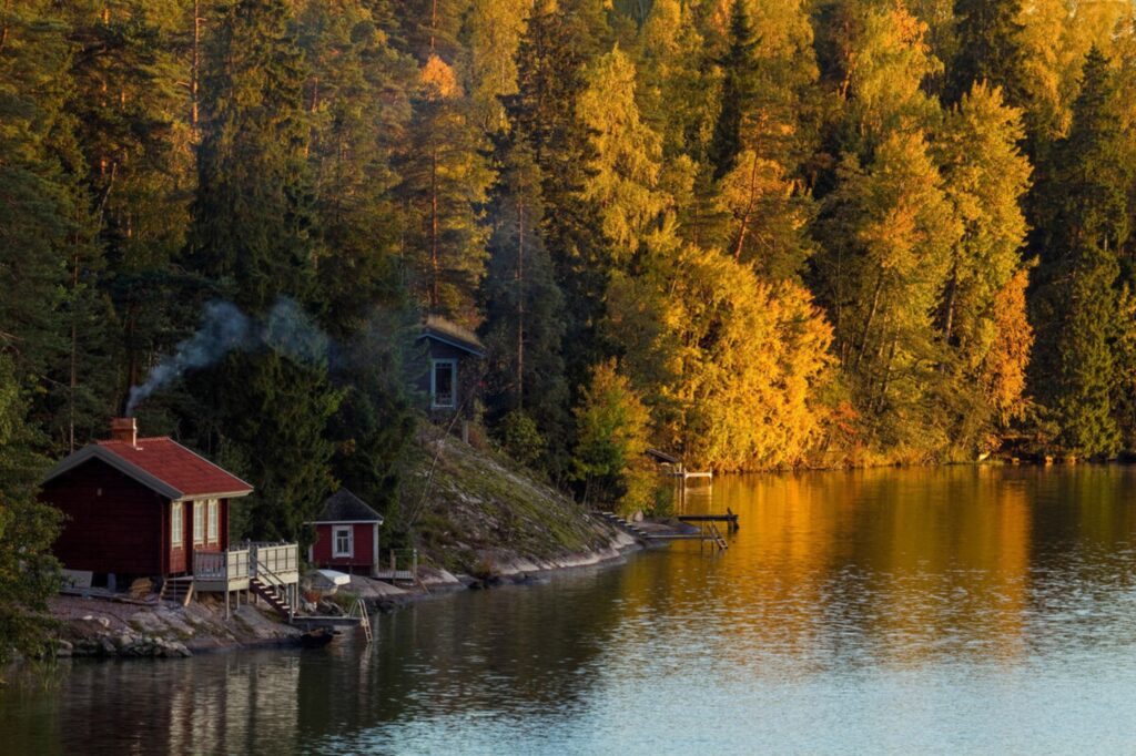 Sørg for at tilbringe lidt tid med den traditionelle saunakultur på din rejse til Finland. Copyright: Visit Finland